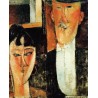Bride and Groom (aka The Newlyweds) by Amedeo Modigliani 