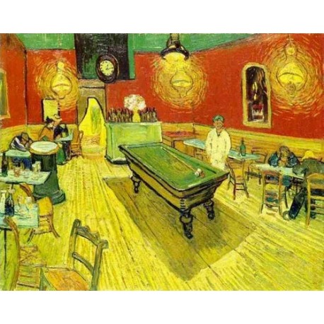 Night cafe in place Lamartine by Vincent Van Gogh