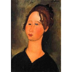 Burgundian Woman by Amedeo Modigliani 