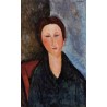 Bust of a Young Woman (aka Mademoiselle Marthe) by Amedeo Modigliani oil painting art gallery