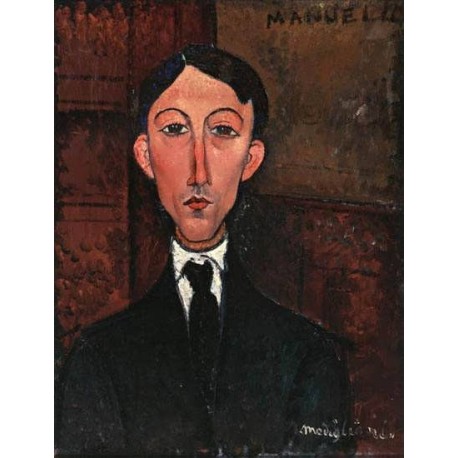 Bust of Manuel Humbert by Amedeo Modigliani 