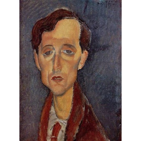 Frans Hellens by Amedeo Modigliani 