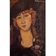 Head Of A Woman In A Hat by Amedeo Modigliani 