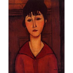 Head Of A Young Girl by Amedeo Modigliani 