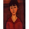 Head Of A Young Girl by Amedeo Modigliani 