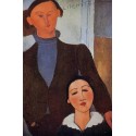 Jacques Lipchitz and His Wife by Amedeo Modigliani 