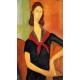 Jeanne Hebuterne In A Scarf by Amedeo Modigliani 