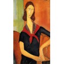 Jeanne Hebuterne In A Scarf by Amedeo Modigliani 