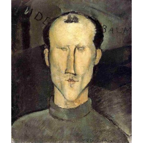 Leon Indenbaum by Amedeo Modigliani 