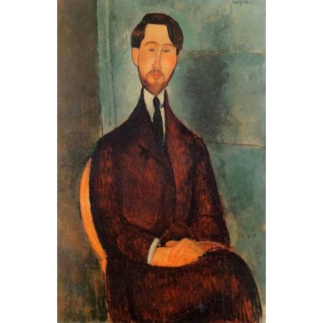 Leopold Zborowski by Amedeo Modigliani 