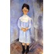 Little Girl In Blue by Amedeo Modigliani