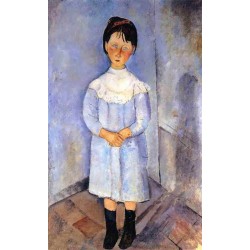 Little Girl In Blue by Amedeo Modigliani