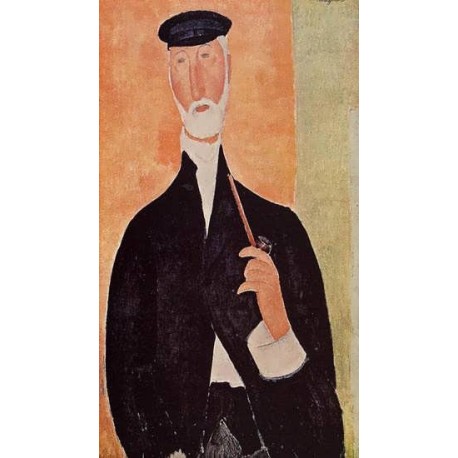 Man with a Pipe (aka The Man from Nice) by Amedeo Modigliani 