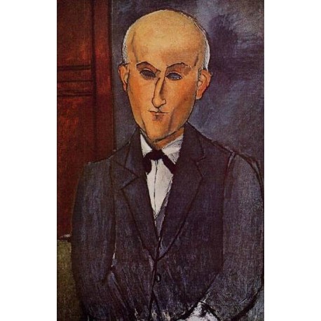 Max Jacob by Amedeo Modigliani 