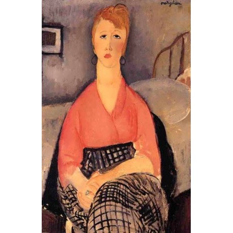 Pink Blouse by Amedeo Modigliani 