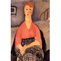 Pink Blouse by Amedeo Modigliani 