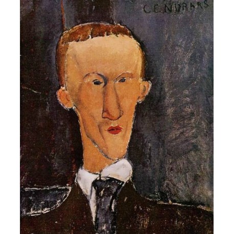 Portrait of Blaise Cendrars by Amedeo Modigliani