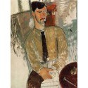 Portrait of Henri Laurens by Amedeo Modigliani