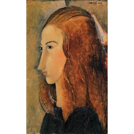 Portrait of Jeanne Hebutern by Amedeo Modigliani