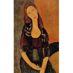 Portrait of Jeanne Hebuterne by Amedeo Modigliani 