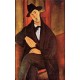 Portrait Of Mario Varvogli by Amedeo Modigliani 