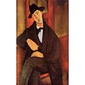 Portrait Of Mario Varvogli by Amedeo Modigliani 