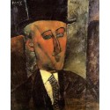 Portrait Of Max Jacob by Amedeo Modigliani