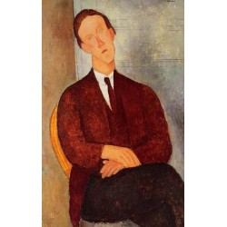 Portrait of Morgan Russell by Amedeo Modigliani