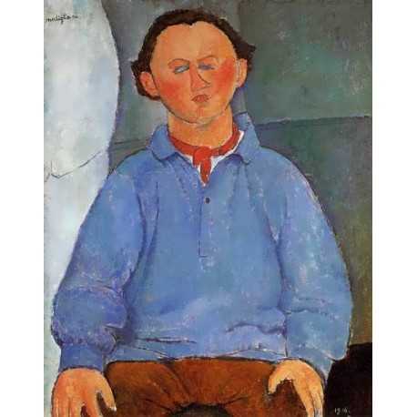 Portrait of Oscar Meistchaninoff by Amedeo Modigliani