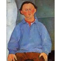 Portrait of Oscar Meistchaninoff by Amedeo Modigliani