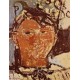 Portrait of Pablo Picasso by Amedeo Modigliani