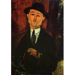 Portrait of Paul Guillaume - Novo Pilota by Amedeo Modigliani 