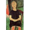 Seated Young Woman by Amedeo Modigliani 
