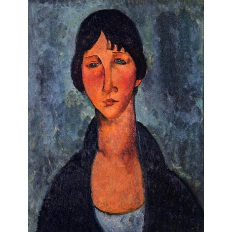 The Blue Blouse by Amedeo Modigliani 