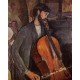 The Cellist by Amedeo Modigliani 