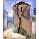 Tree And Houses by Amedeo Modigliani