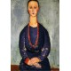Woman in a Red Necklace by Amedeo Modigliani