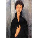Woman with Blue Eyes by Amedeo Modigliani