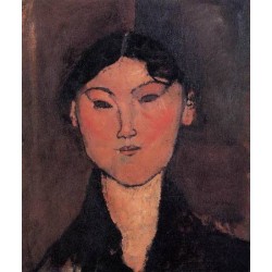 Woman_s Head (aka Rosalia) by Amedeo Modigliani 