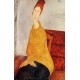 Yellow Sweater (aka Portrait of Jeanne Hebuterne) by Amedeo Modigliani