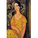 Young Woman in a Yellow Dress (aka Madame Modot) by Amedeo Modigliani