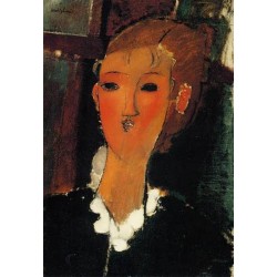 Young Woman with a Small Ruff by Amedeo Modigliani