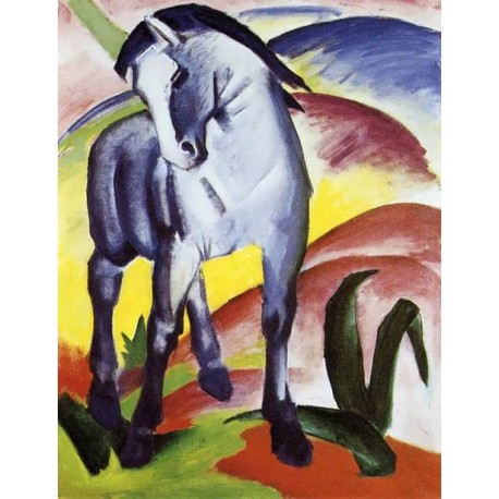 Blue Horse I by Franz Marc oil painting art gallery 