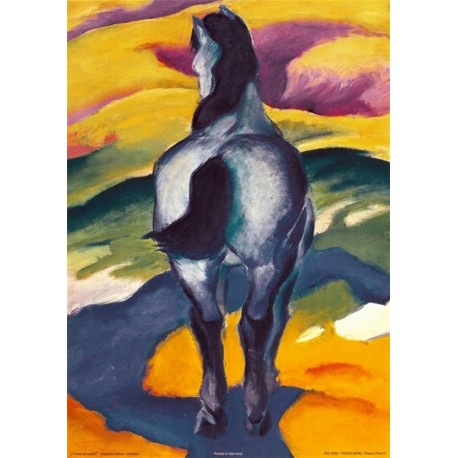 Blue Horse II by Franz Marc oil painting art gallery