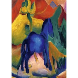 Blue Horses by Franz Marc oil painting art gallery