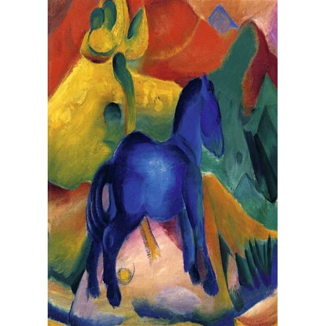 Blue Horses by Franz Marc oil painting art gallery 