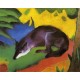 Blue-Black Fox by Franz Marc oil painting art gallery
