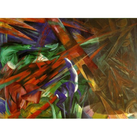 Fate of the Animals by Franz Marc oil painting art gallery