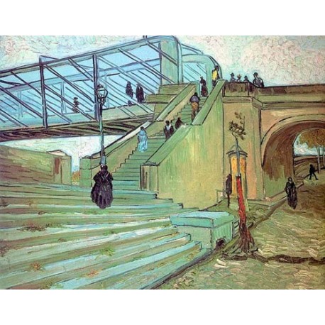 The Trinquetaille Bridge by Vincent Van Gogh 