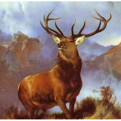 Landseer Monarch Of  The Glen  by Franz Marc oil painting art gallery